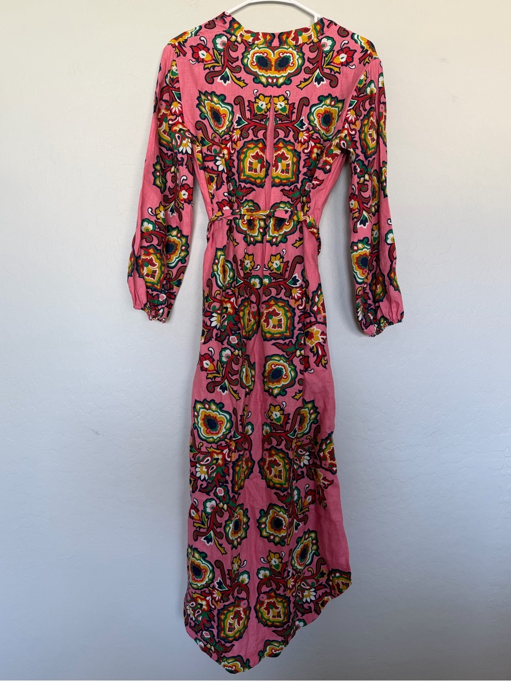 Boden pink linen maxi dress size 6 - Picture 7 of 9